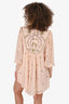 Free People Blush Beaded Mini Dress Size XS