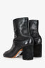 Maison Margiela Black Leather Tabi Toe Ankle Boots Size 37