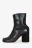 Maison Margiela Black Leather Tabi Toe Ankle Boots Size 37