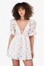 For Love and Lemons White Floral Dress Size S