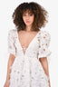 For Love and Lemons White Floral Dress Size S
