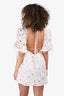 For Love and Lemons White Floral Dress Size S