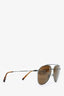 Dolce & Gabbana Silver Frame Aviator Sunglasses