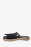 Altuzarra Black Woven Leather Espadrilles size 39