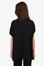 Derek Lam 10 Crosby Black Sheer Button Down Oversized Top Size 8