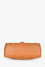 Saint Laurent Brown Leather Small 'LouLou' Puffer Shoulder Bag