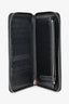 Burberry Black Tartan Canvas/Leather Long Wallet