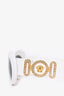 Versace White/Gold Medusa Oval Sunglasses