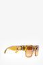 Versace Yellow Translucent Medusa Sunglasses