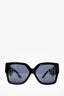 Versace Black Oversized Square Frame Sunglasses