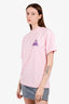 Palm Angels Pink Printed T-Shirt Men's Size S
