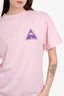 Palm Angels Pink Printed T-Shirt Men's Size S