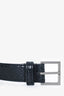 Saint Laurent Black Python Monogram Heart-shaped Belt Bag