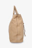 Prada Beige Vitello Daino Leather Tote with Strap