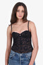 Fleur Du Mal Black Lace Bodysuit Size S
