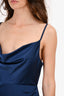 NBD Navy Blue Cowl Neck 'Shelby' Maxi Dress Size S