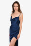 NBD Navy Blue Cowl Neck 'Shelby' Maxi Dress Size S