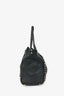 Valentino Black Leather Rockstud Tote with Strap