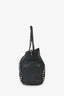Valentino Black Leather Rockstud Tote with Strap