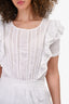 LoveShackFancy White Cotton Eyelet Dress Size S (As Is)