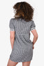 Miu Miu Black/White Gingham Bow Dress Size 8