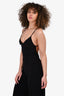Norma Kamali Black Backless Sleeveless Jumpsuit Size XS