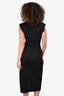 Frame Black V-Neck Long Maxi Dress Size XS