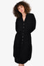 L Space Black Shirt Dress with Belt Size XS/S
