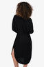 L Space Black Shirt Dress with Belt Size XS/S