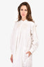 Sofie D'hoore White Cotton Cross Stitch Maxi Dress Size 36