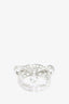 Chanel 18K White Gold Diamond Ruban Ring