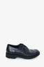Bottega Veneta Black Leather Lace-up Oxford Size 41.5