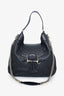 Gucci Black GG Signature Medium Emily Flap Hobo Shoulder Bag
