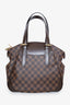 Louis Vuitton 2014 Damier Ebene Verona MM Top Handle Bag