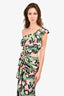PatBO Green Floral Print Long Dress Size XS