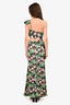 PatBO Green Floral Print Long Dress Size XS
