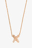 Chaumet 18K Rose Gold Diamond 'Jeux de Liens' Necklace