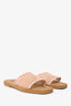 Chloe Pink Lace 'Woody' Sandals Size 40