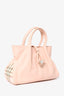 Burberry Pink Leather Horn Toggle Top Handle