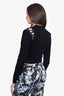 Proenza Schouler Black Cut-out Shoulder Sweater Size M