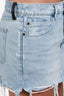 Denim x Alexander Wang Blue Distressed Mini Skirt Size 27
