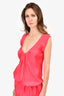 Vanessa Bruno Fuchsia Pink Sleeveless Cinched Waist Dress Size 1