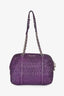 Miu Miu Purple Leather Matelasse Bag