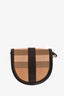 Burberry Nova Check Canvas/Leather Crossbody Buckle Bag