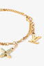 Louis Vuitton Gold Toned Sweet Monogram Enamel Bracelet