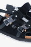 Christian Dior x Birkenstock Black Suede Buckle Sandals