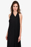 Michael Kors Black One Shoulder Maxi Evening Dress Size 14