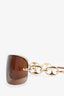 Gucci Bronze Shield Sunglasses