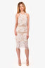 Intermix White Lace Sleeveless Midi Dress Size S