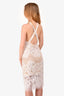 Intermix White Lace Sleeveless Midi Dress Size S
